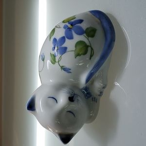 Cat Porcelain Figurine